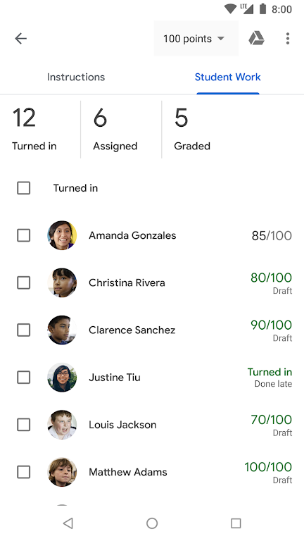 Google Classroom Screenshot4