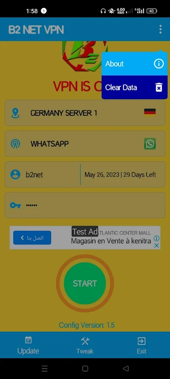 B2 Net Vpn Screenshot4