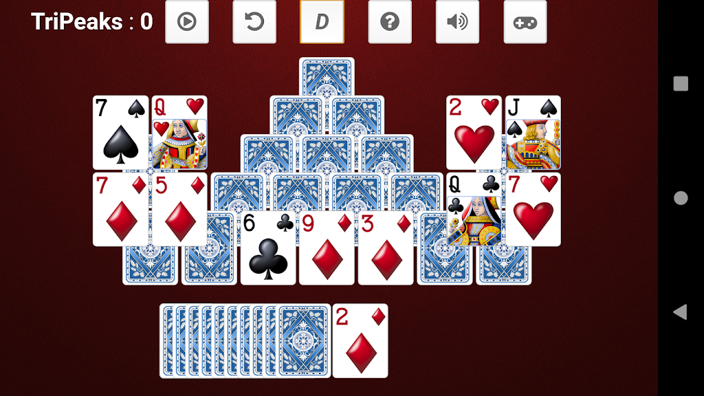 Tri-Peaks Solitaire Screenshot3