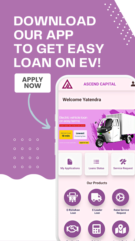 Ascend Capital - EV Loans Screenshot1