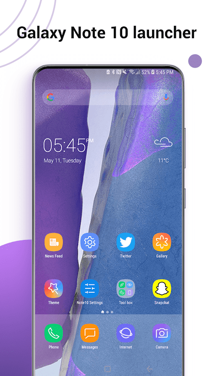 Note Launcher – Galaxy Note20 Mod Screenshot1