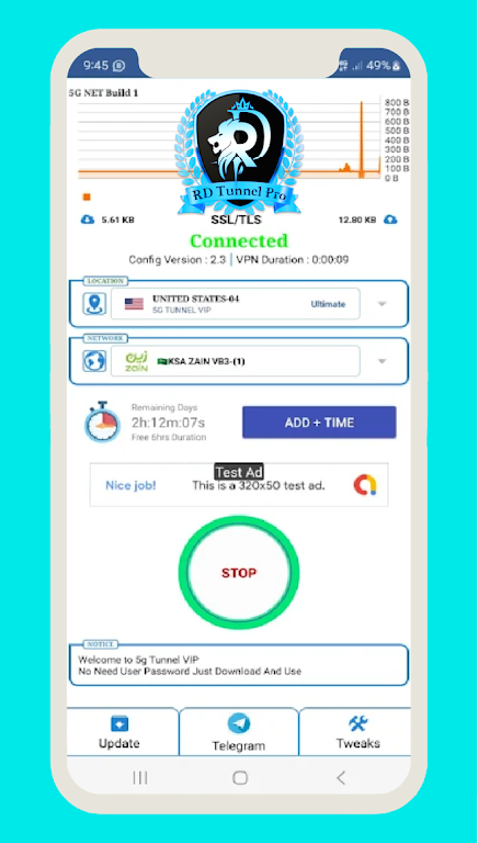 RD Tunnel PRO - Unlimited VPN Screenshot2