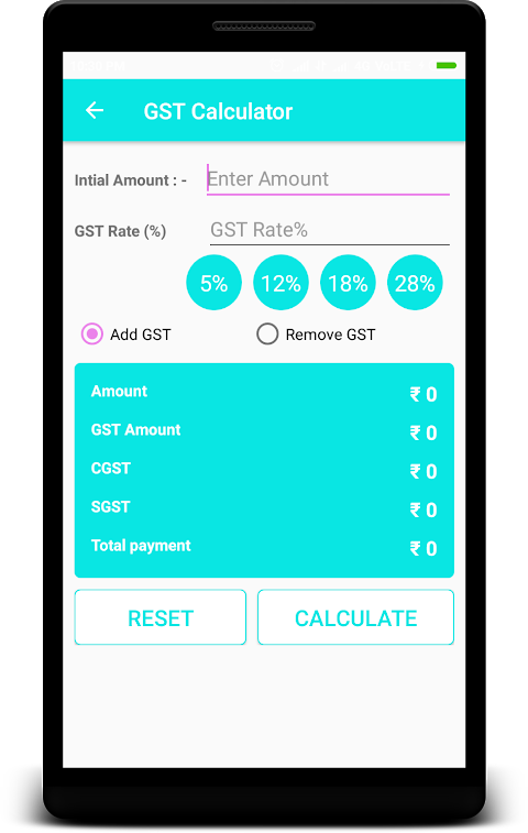 Loan emi calculator & GST calculator Screenshot3