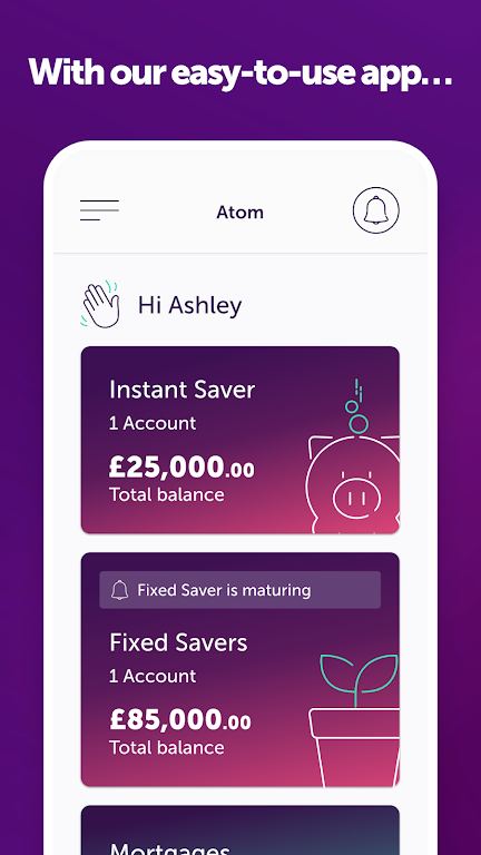 Atom bank Screenshot3