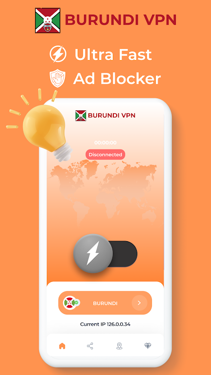 Burundi VPN - Private Proxy Screenshot2