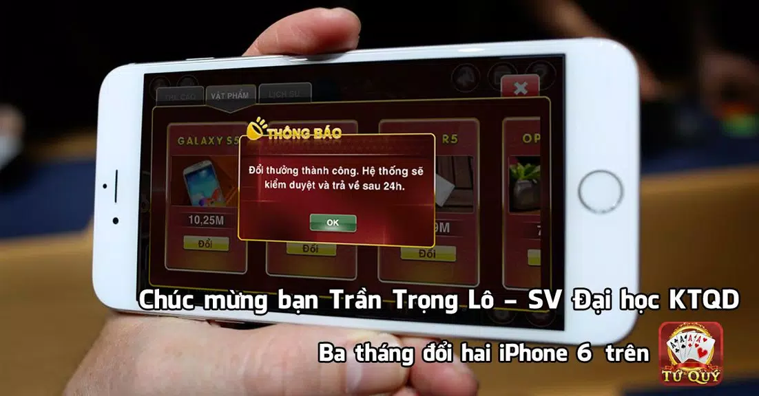 Game bài Tứ Quý - Đổi thưởng. Screenshot1