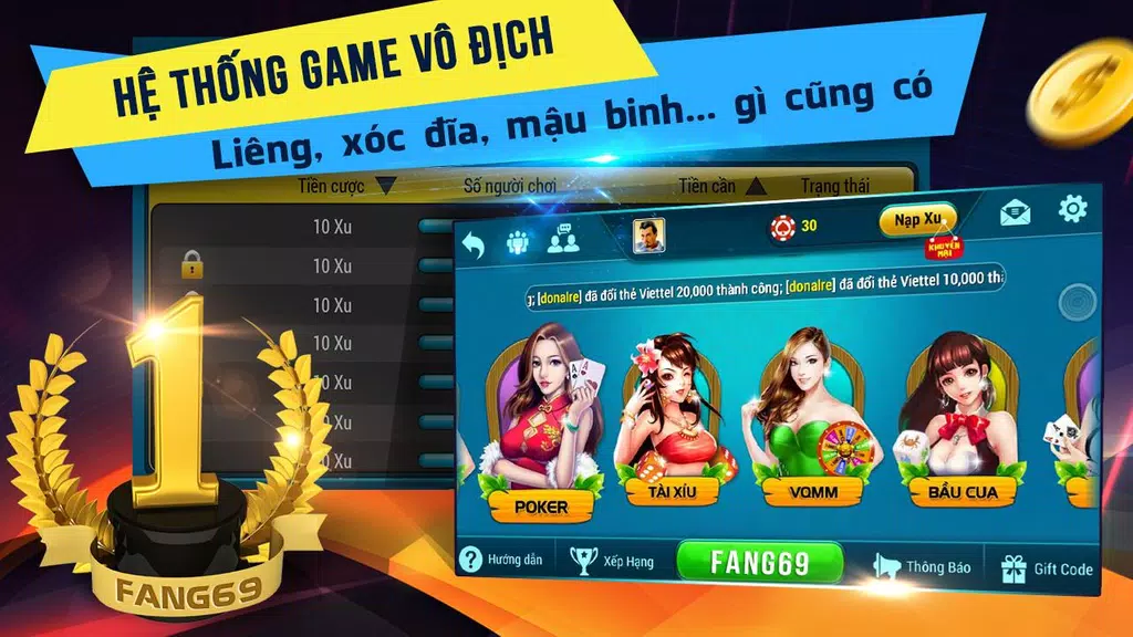 Fang69 – Game Bai Doi Thuong Screenshot2