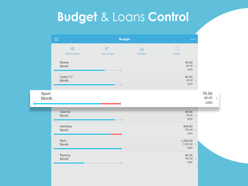 Budget- Expense Tracker,Bill Reminder,Debt Manager Screenshot2