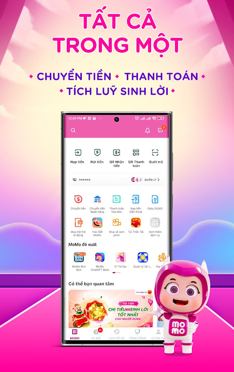 MoMo: Chuyển tiền & Thanh toán Screenshot2