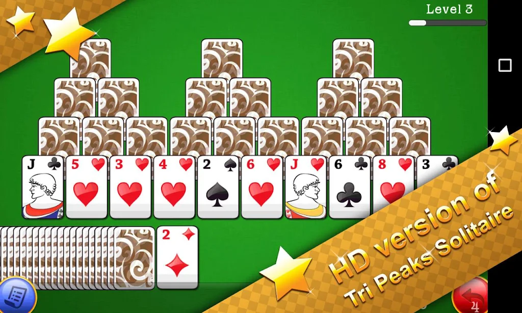 Classic Tri Peaks Solitaire Screenshot1