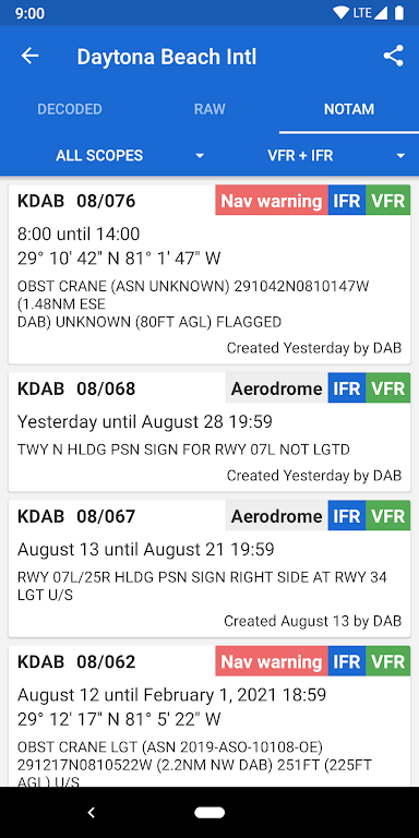 Avia Weather – METAR & TAF Mod Screenshot4