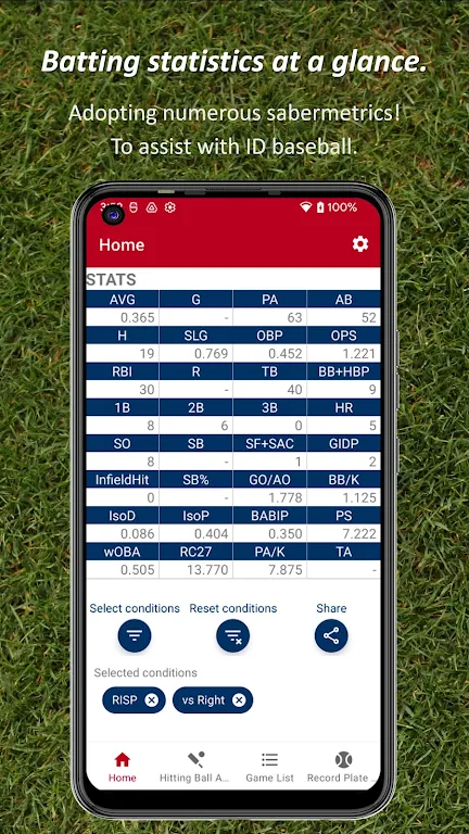 Batting STATS Manager Screenshot1