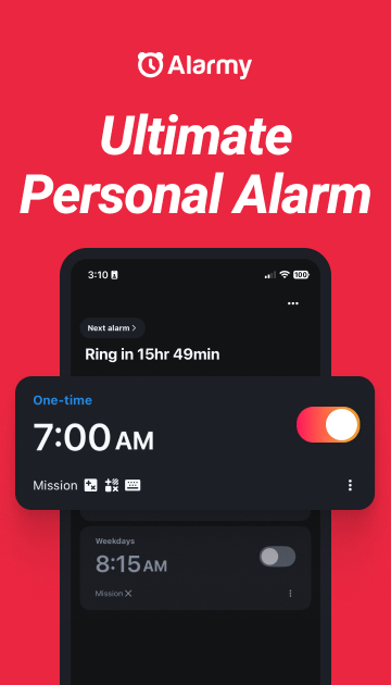 Alarmy – Alarm Clock & Sleep Mod Screenshot1