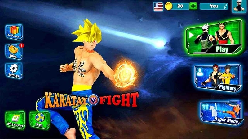 Karate King Kung Fu Fight Game Screenshot1