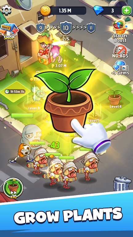 Merge Plants – Monster Defense Screenshot3