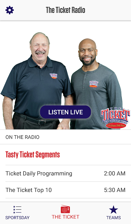 SportsDayTALK w 1310TheTicket Screenshot4