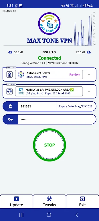 MAX TONE VPN Screenshot4