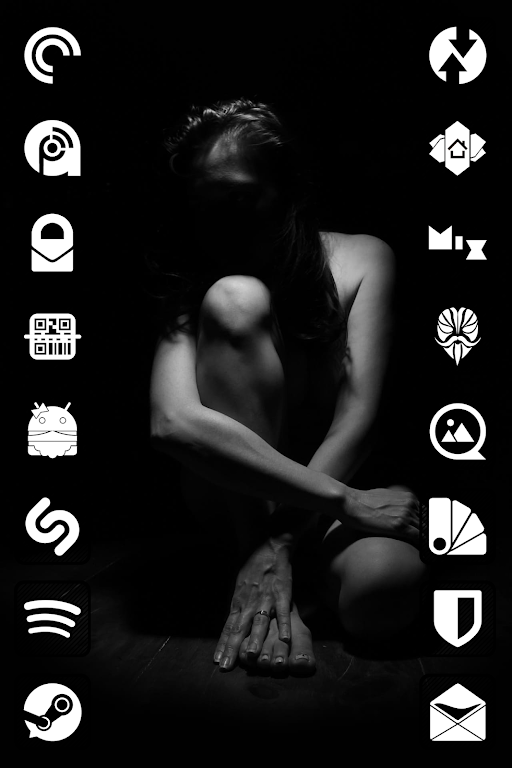 Raya Black Icon Pack Screenshot1