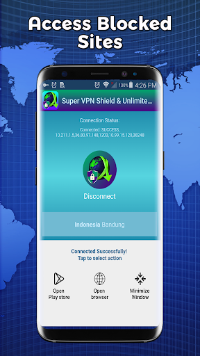 Super VPN Shield & amp Unlimited Free Proxy Screenshot3