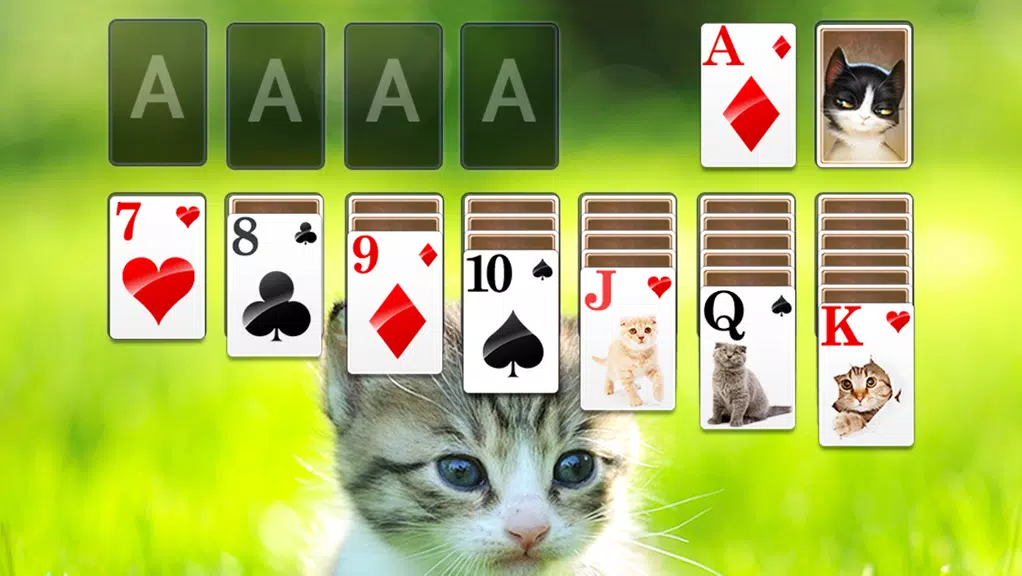 Solitaire Little Cat Theme Screenshot3