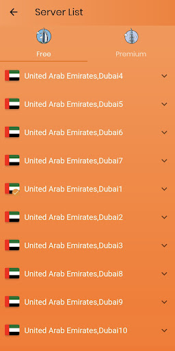 VPN UAE - Private & Secure VPN Screenshot1