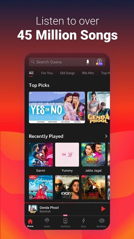 Gaana Music Screenshot1