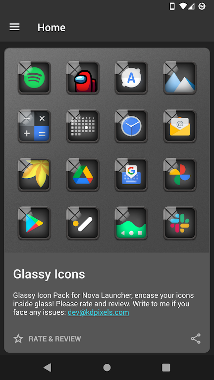 Glassy Icon Pack Mod Screenshot1