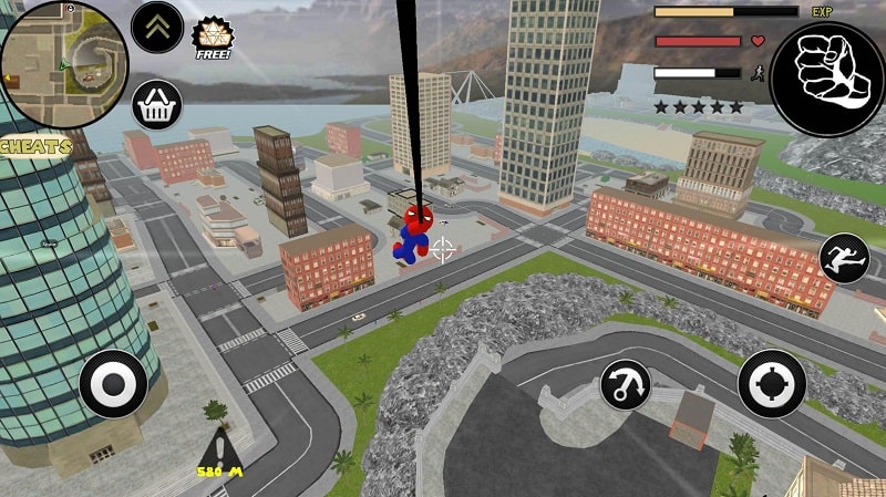 Stickman Spider Rope Hero Screenshot3