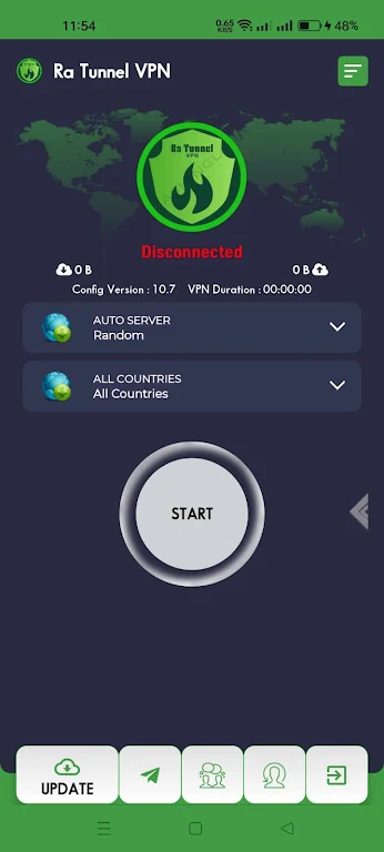 RaTunnel VPN Screenshot1