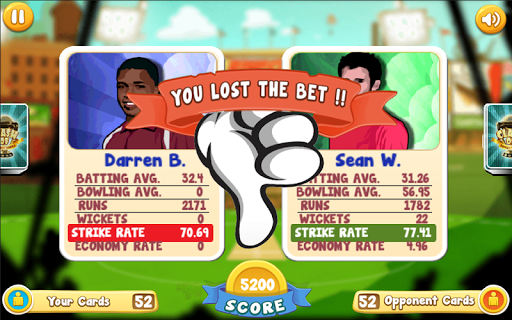 Clash of Cricket Cards Screenshot1