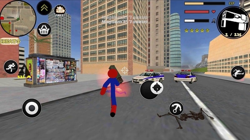 Stickman Spider Rope Hero Screenshot2