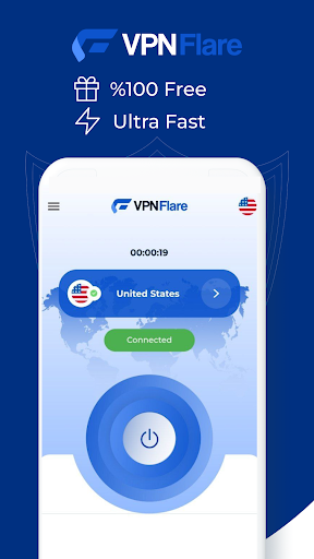 VPN FLARE - SECURE & FAST VPN Screenshot3