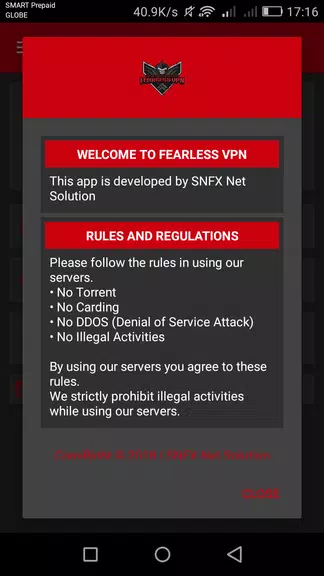 FEARLESS VPN Screenshot2