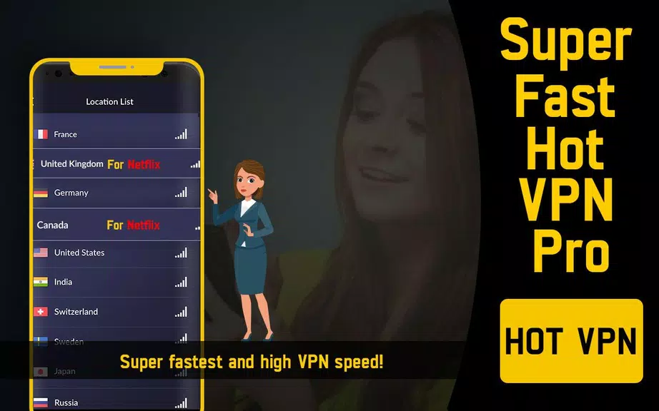 Super Fast Hot VPN Pro Vpn Pro Screenshot4