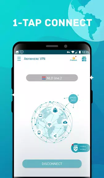 Anywhere VPN -Secure Free Unlimited VPN Proxy WiFi Screenshot3