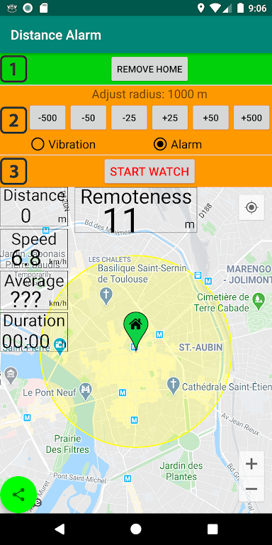 Distance Alarm Screenshot3