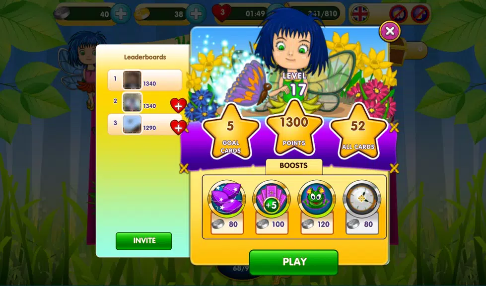 Solitaire Fairy Garden Screenshot3