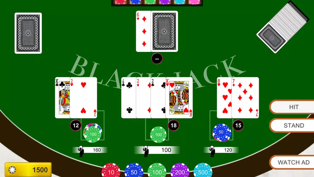 Blackjack(Cards Game) Screenshot1