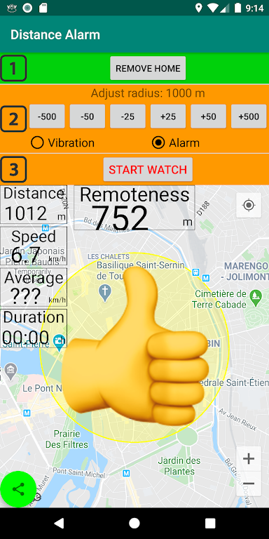 Distance Alarm Screenshot4