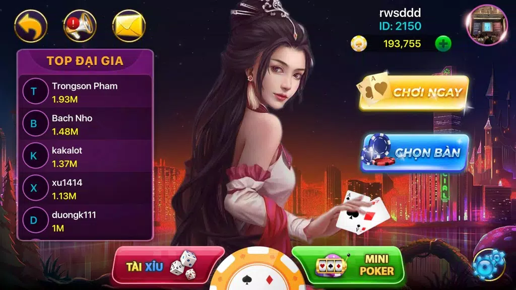 Tú Lơ Khơ - Tá Lả - Phỏm - Ta la Game bai online Screenshot2