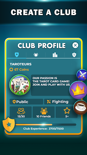 VIP Tarot - Free French Tarot Online Card Game Screenshot3