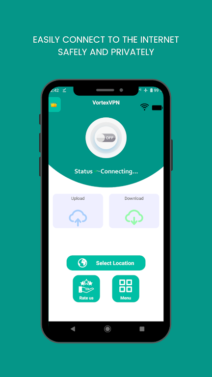 Vortex VPN - Surf Privately Screenshot1