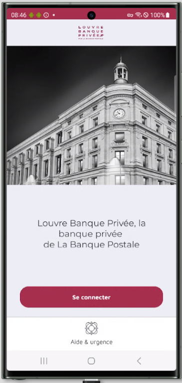 Louvre Banque Privée Screenshot1