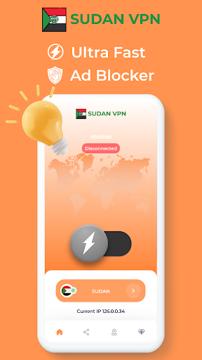 Sudan VPN - Private Proxy Screenshot2