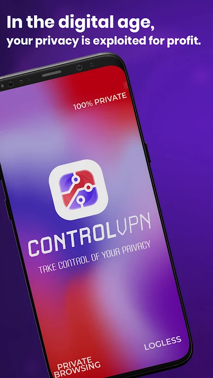 ControlVPN: 100% Private Screenshot1