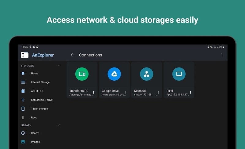 File Manager TV USB OTG Cloud Screenshot1