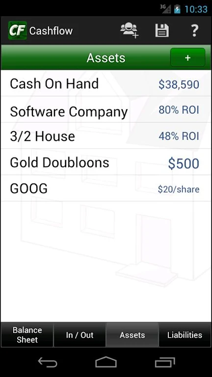 Cashflow Balance Sheet Screenshot3