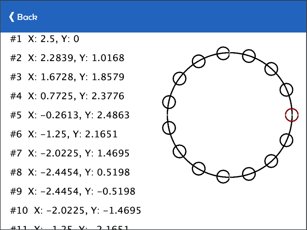 Bolt Circle Calculator Screenshot3