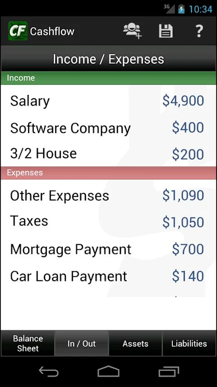 Cashflow Balance Sheet Screenshot2