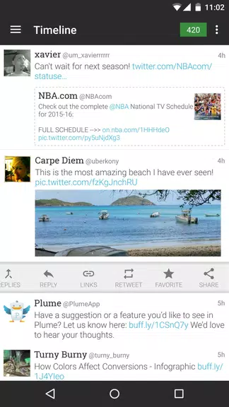 Plume for Twitter Screenshot2